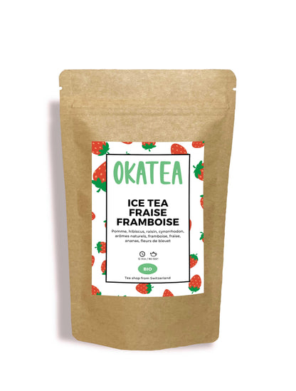 Ice Tea Fraise Framboise BIO - Okatea