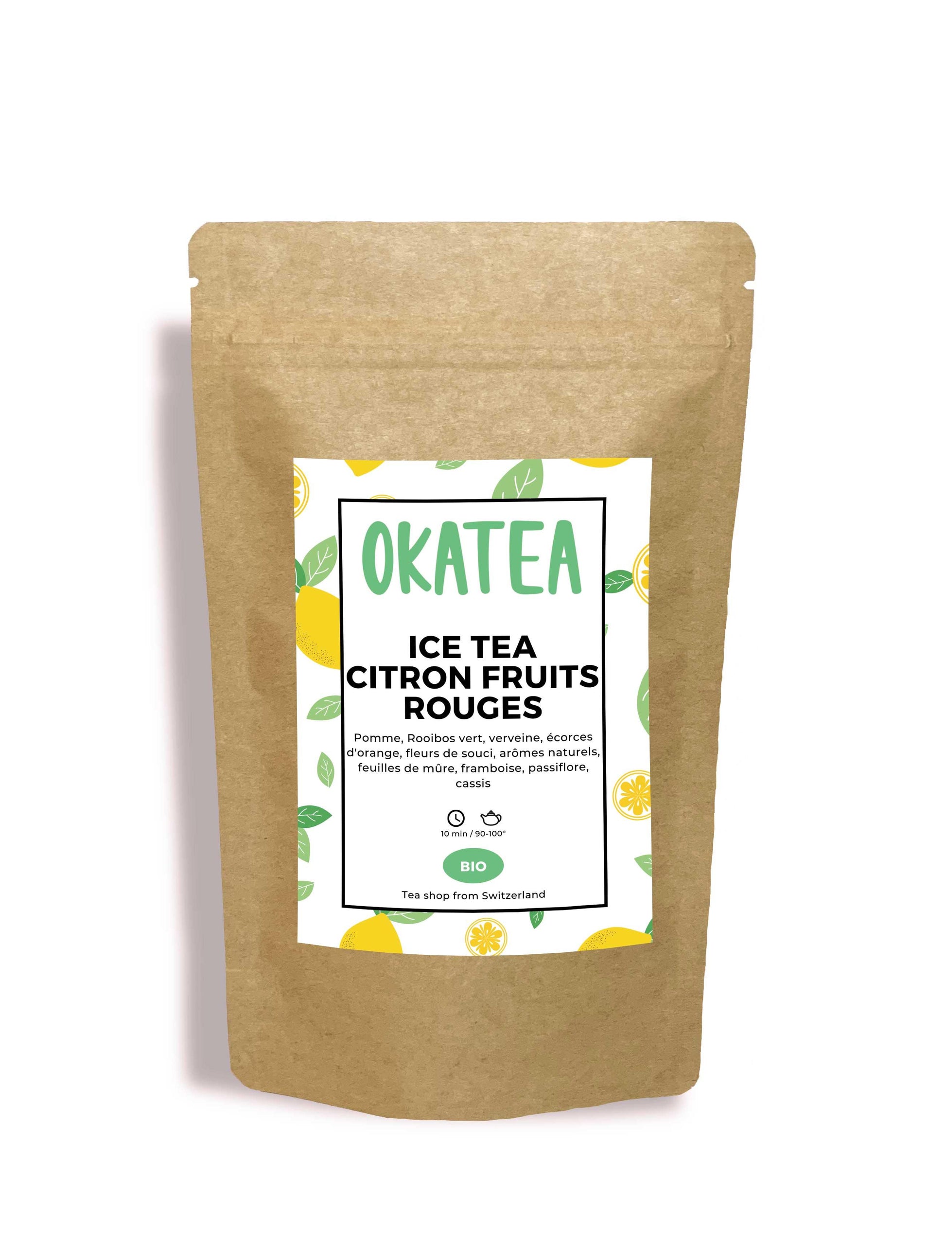 Ice Tea Citron Fruits Rouges BIO – Okatea